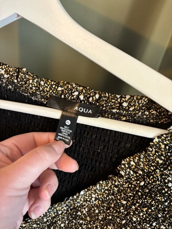 Aqua Peplum Blouse - Picture 5 of 6